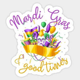 Mardi Gras Sticker